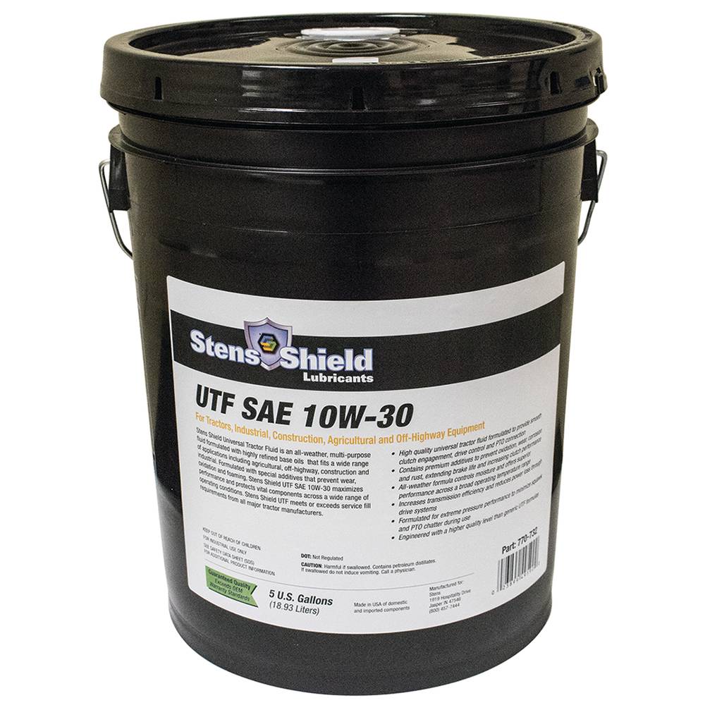 Stens Shield Universal Tractor Fluid 5 Gallon pail (Stens 770-732)