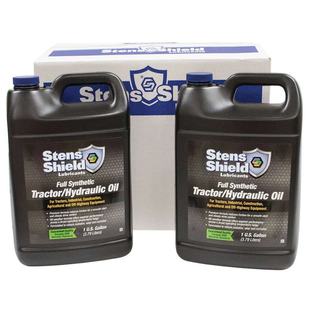 Stens Shield Hydraulic Oil Full Synthetic, Four 1 Gallon Bottles (Stens 770-734)