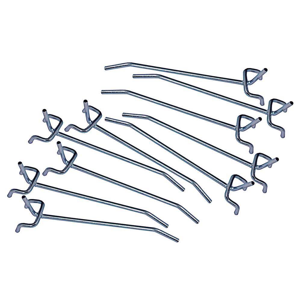 10 Stens 4" Pegboard Hook (Stens 785-023)