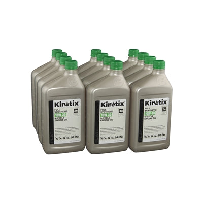 Kinetix Full Synthetic 10W-30 Engine Oil 1 Quart Bottle 80043 Case of 12 (80043)