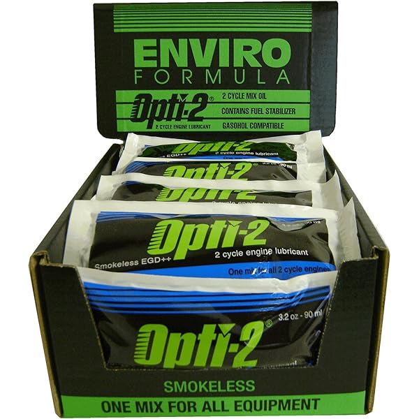 Opti-2 2.5 Gallon Mix Pouches 2-Cycle Engine Lubricant A Case of 56 (20056)