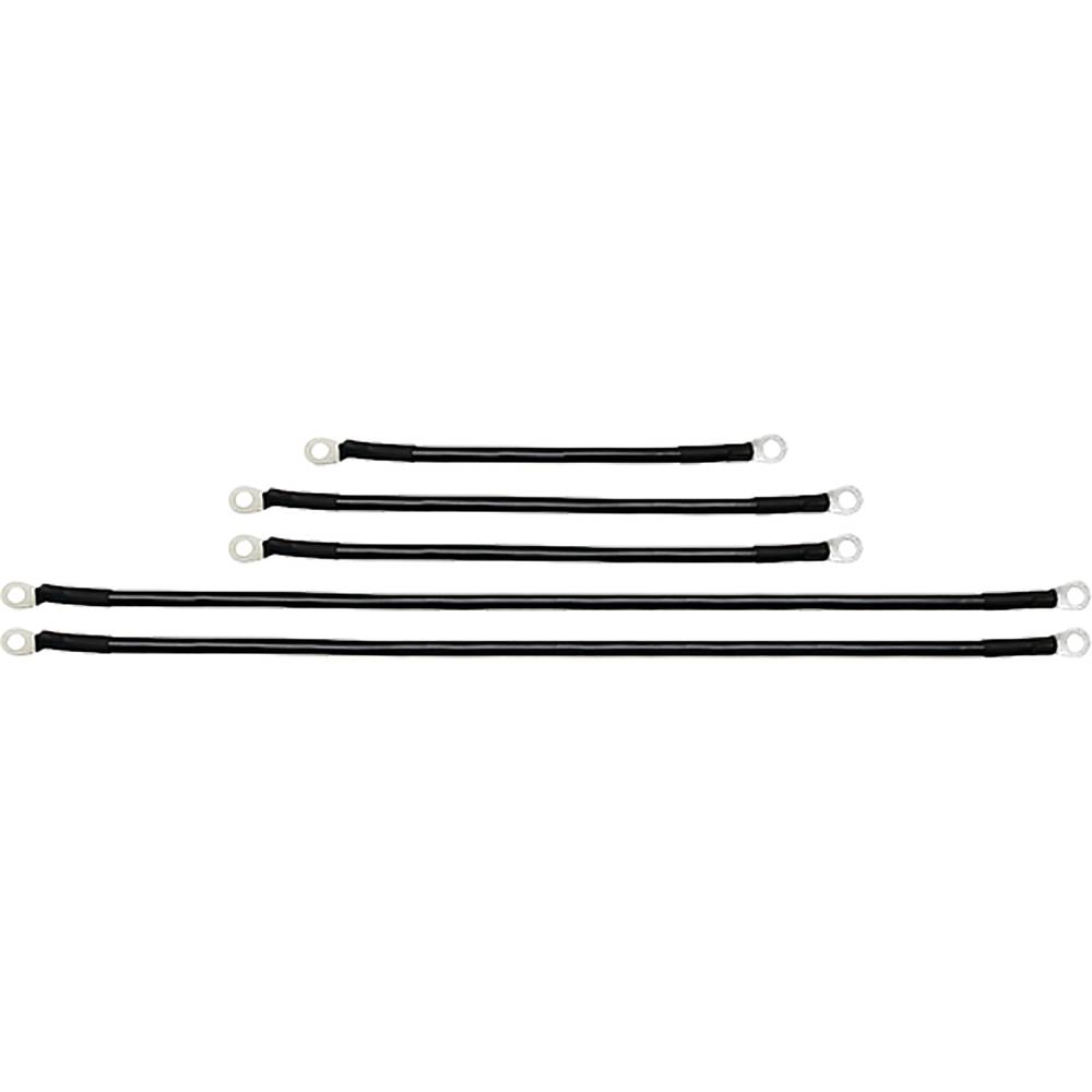 Red Hawk Battery Cable Set Club Car Tempo, Onward, Prec w/ 8V Batt (Stens BAT-1026A)