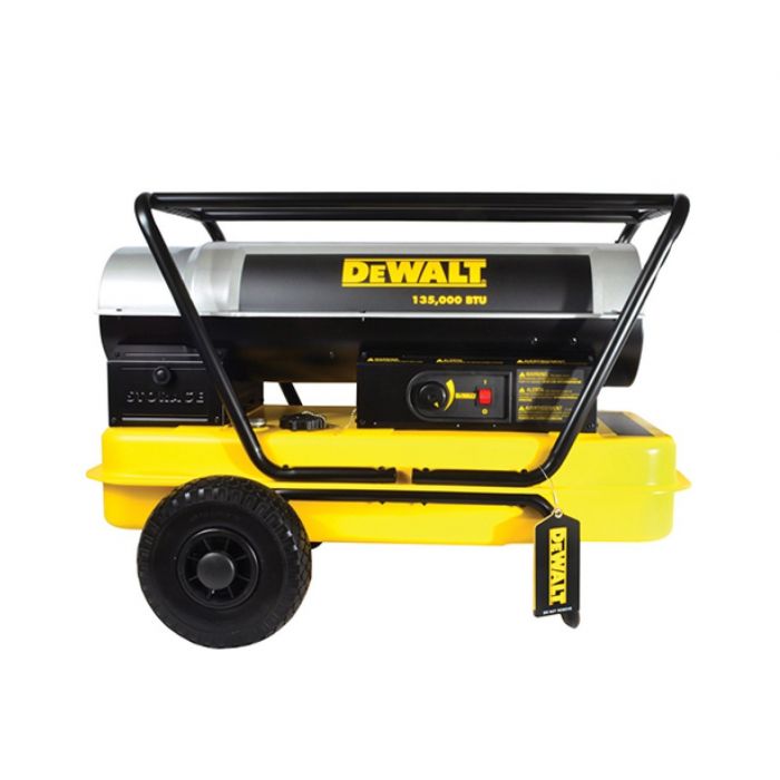 DeWalt 135,000 BTU Forced Air Kerosene Heater with 14 Hour Run Time (DXH135HD)