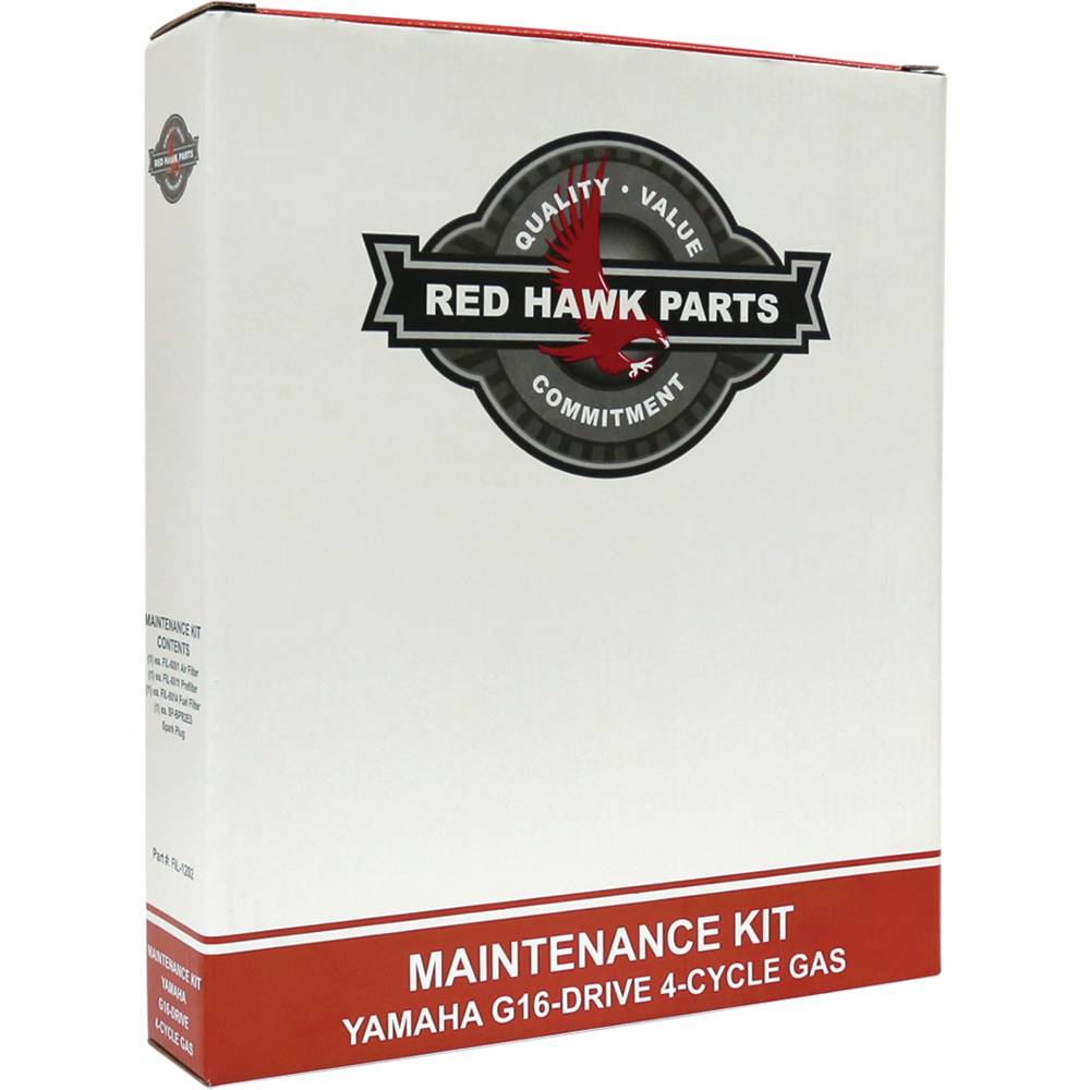 Red Hawk Tune-Up Kit Yamaha Drive, G16-G22 4 Cycle Gas (Stens FIL-1202)