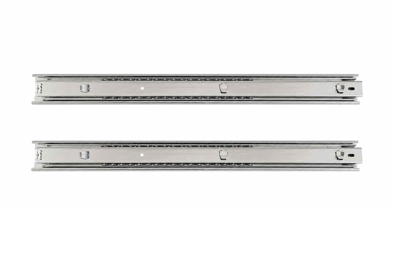 U.S. General 44" Double Bank Top Chest, Red Left and Right Drawer Slide Set (16140)