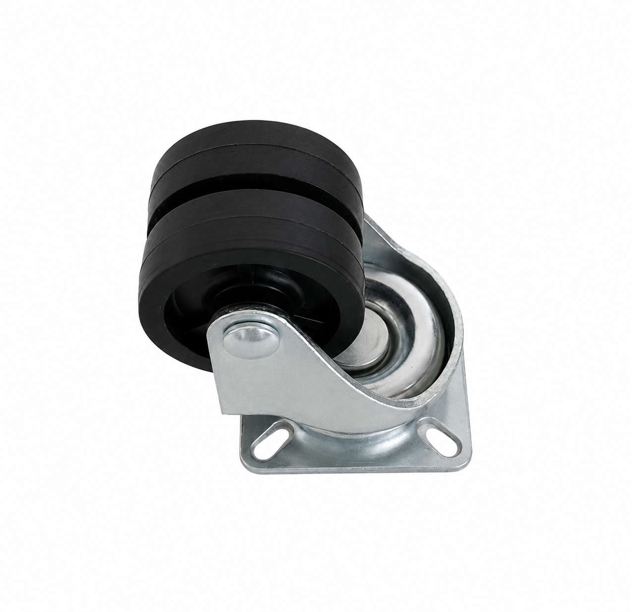 Pittsburgh 1250 lb. Capacity Low-Profile Motorcycle Dolly Caster Assembly (606496)