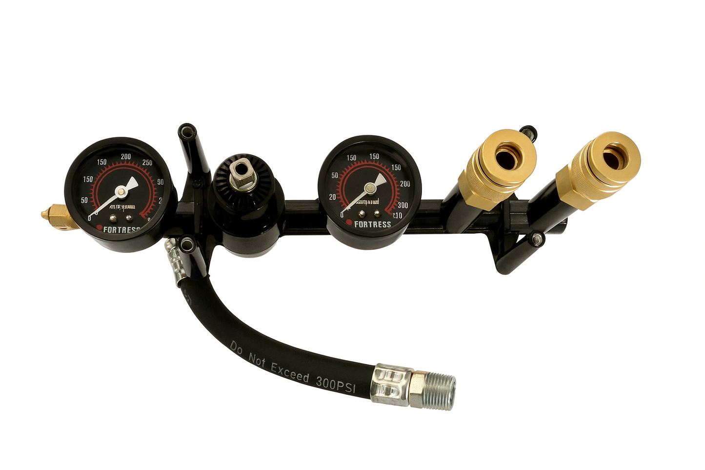 Fortress 27 Gallon, 200 PSI High Performance Oil-Free Vertical Shop/Auto Air Compressor Pressure Regulator Valve Assembly (606702)