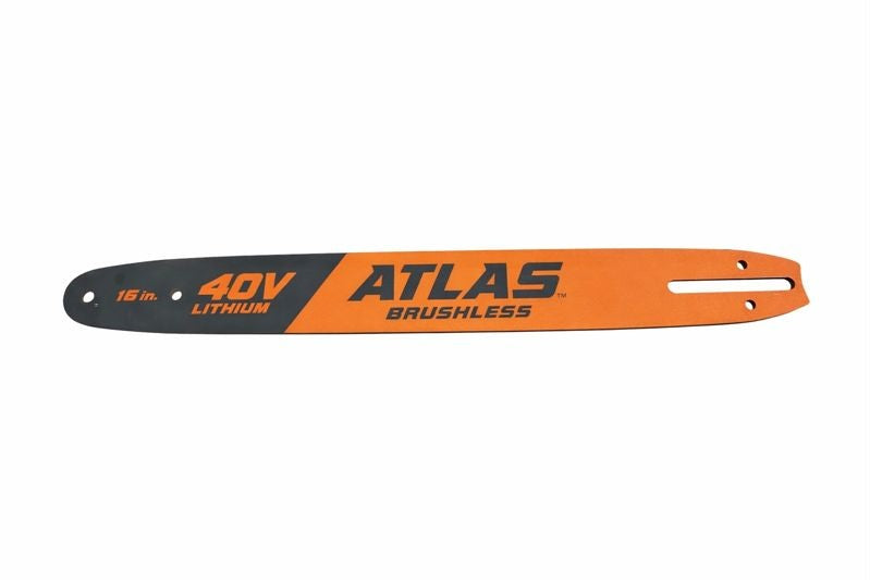Atlas 40 Volt Brushless Cordless 16" Chainsaw Chain Guide Bar (23542)