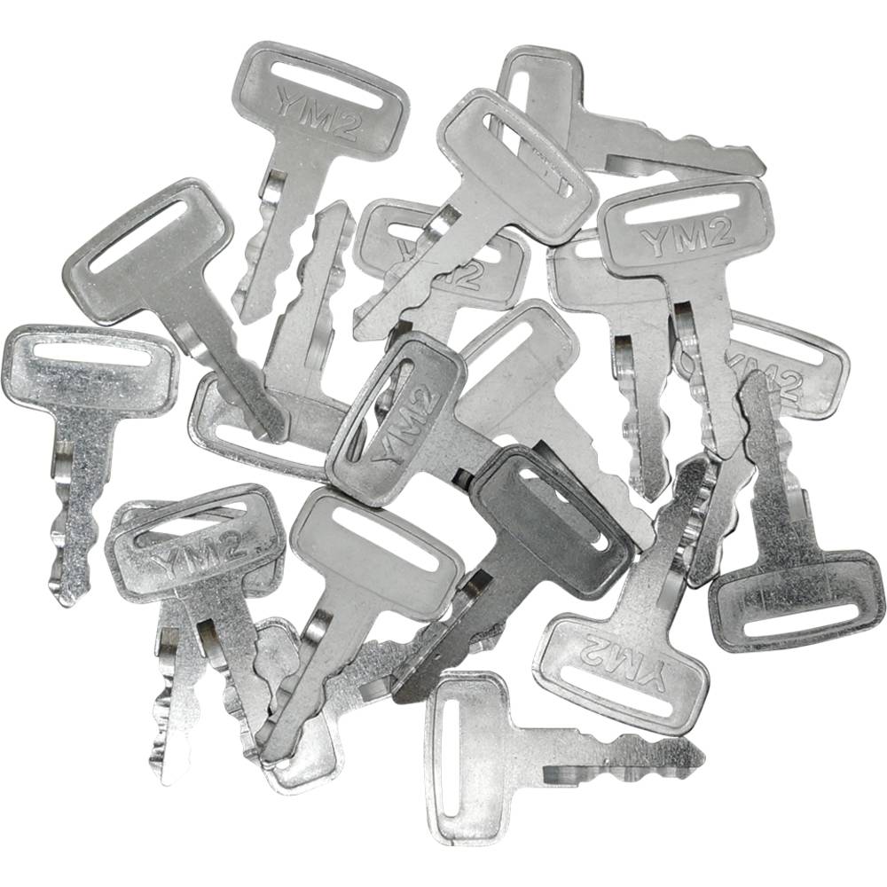 20 Red Hawk Ignition Keys Yamaha Drive, G14-G22 (Stens KEY-YM2)