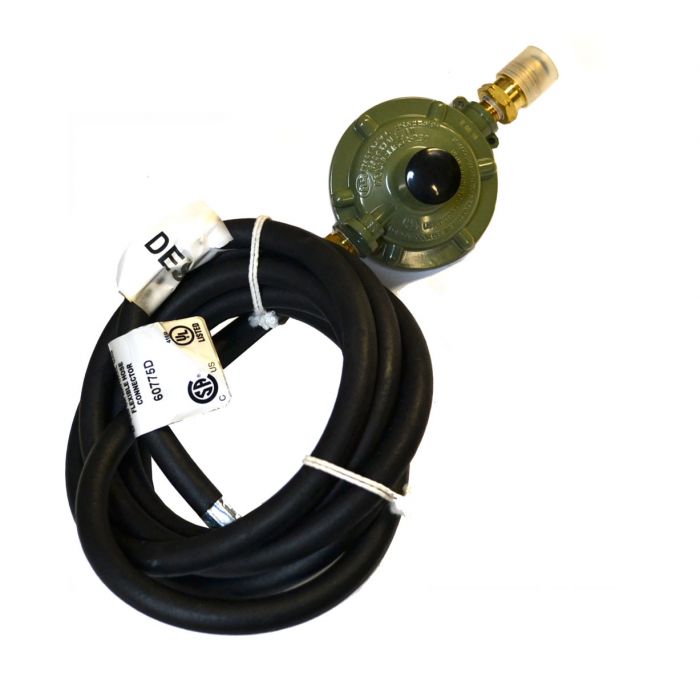 Inlet connection has an excess flow POL fitting: outlet
fittin