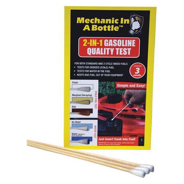 B3C Solutions Mechanic In A Bottle Gas Dual Test Swabs 3 Pack (7-903-12)