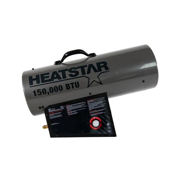 Heatstar 150,000 BTU Forced-Air Natural Gas Heater with Patented Quiet Burner Technology (HS170FANG)