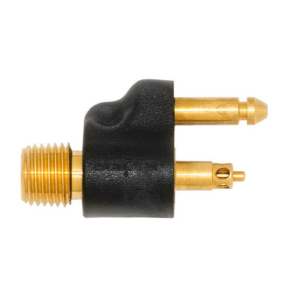 Scepter BRP Johnson / Evinrude Male Tank Fitting 1/4" NPT Brass (04068)