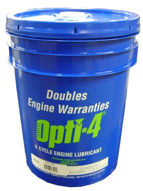 Opti 5.3 Gallon Container of 4 Cycle 30 Weight Oil (43120)