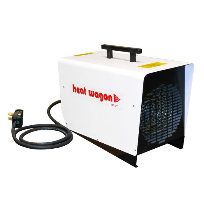 Heat Wagon P300 10,000 BTU 3 kW Electric Heater 12.5 Amp 205 CFM Fan (P300)