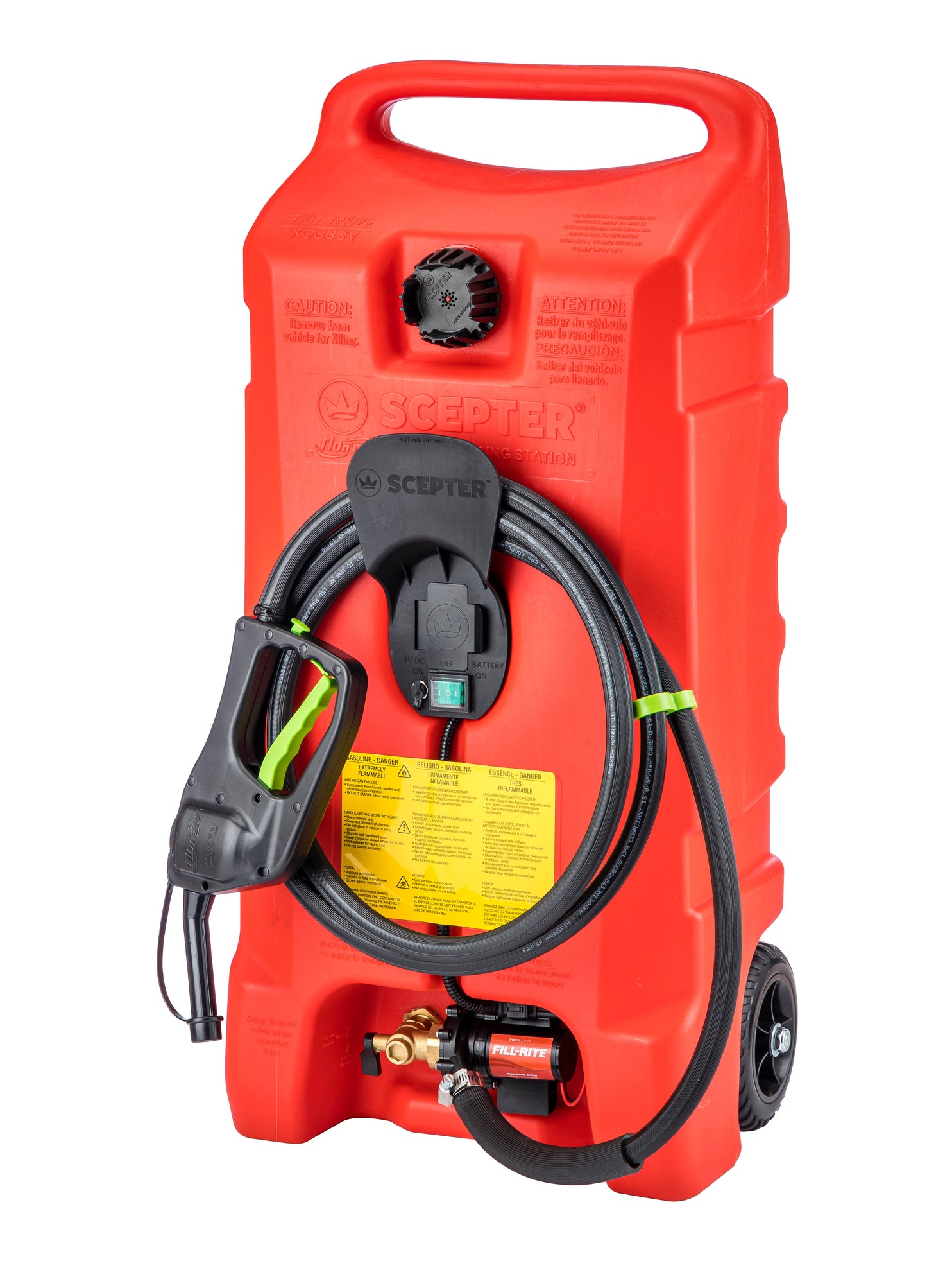 Scepter Gallon Flo 'N Go Powered Gasoline Fueling Station (PFSG1421)