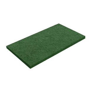 Virginia Abrasives Green Scrub 12" X 18" X 1" Thick Pads Box of 5 (416-54185)