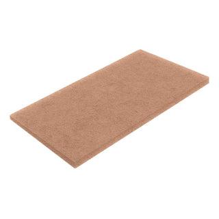Virginia Abrasives Tan Buffer 12" X 18" X 1" Thick Pads Box of 5 (416-54186)
