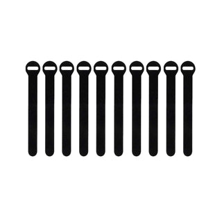Wrap-It Self Gripping Cable Ties Black 5" X 1/2" Pack of 20 (420-5BL)