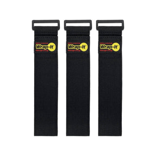Wrap-It Super Stretch Storage Strap 18" X 2" Pack of 3 (703-18B)