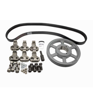 Greenteeth 900 Series Stump Grinder Upgrade Kit for Rayco 6 Tooth 1/2” Wheel, RPM, 12" Pulley and Belt 750110