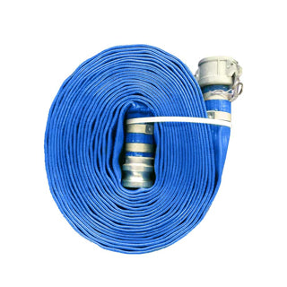 JGB 1-1/2" X 50-ft. Blue PVC Discharge Hose CXE Camlocks (A008-0246-3550)