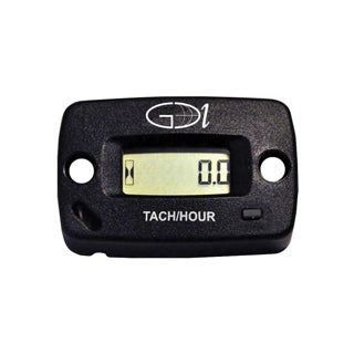 GDI Meter Panel Mount Inductive Hour Meter and Tachometer Gasoline (N111-0100-1005)