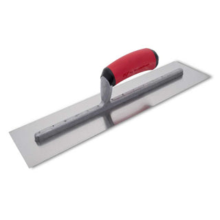 Marshalltown QLT Finishing Trowel Carbon Steel Blade Material Riveted Blade Mounting 16" x 4" (FT374R)