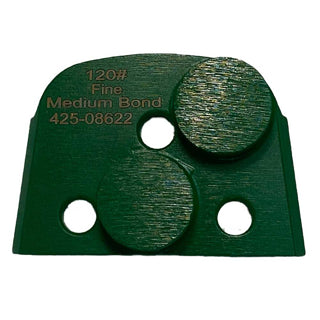 Virginia Abrasives Double Dot Medium Bond Green Box of 3 (425-08622)