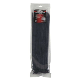 Ironton Multi-Pack Cable Zip Ties 100-Pk 14" L x .189" W 50-Lb. Tensile Strength Black (980171)