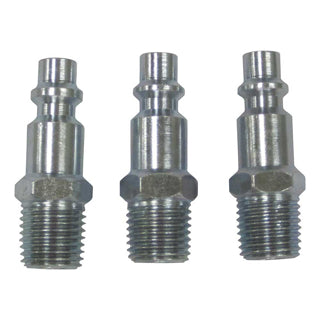 Klutch |Male Air Plug | 1/4-In. | Pack Of 3 (48860)