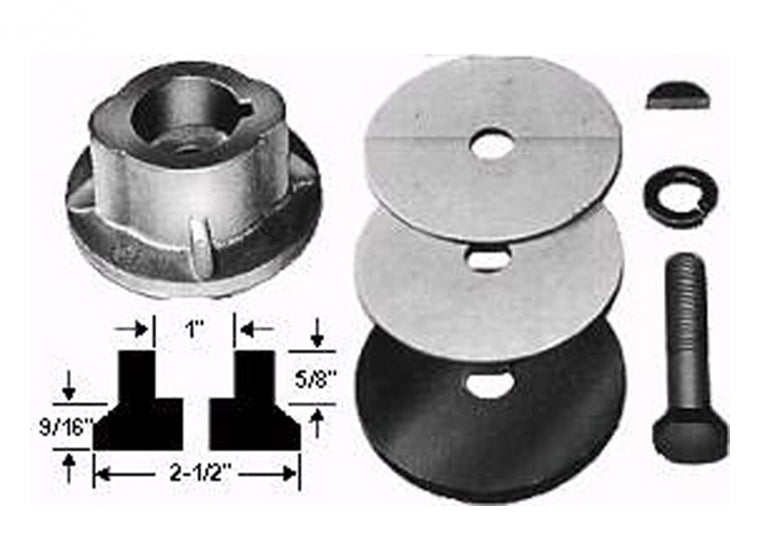 Blade Adaptor Assembly 1" Rotary (1155)
