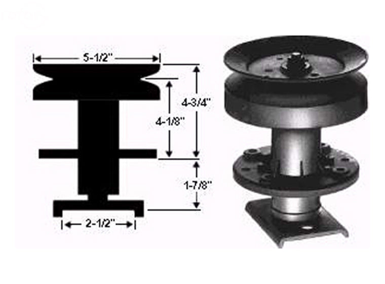 Quill Assembly For Sears Rotary (1171)