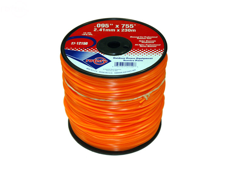 Trimmer Line.095 3 Lb. Spool Diamond Rotary (12150)
