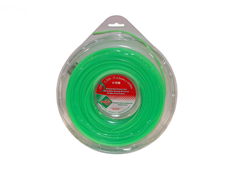 Trimmer Line.080 360' Lge Donut Quad Green Rotary (12188)