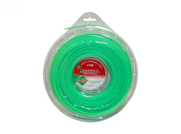 Trimmer Line.105 207' Lge Donut Quad Green Rotary (12190)