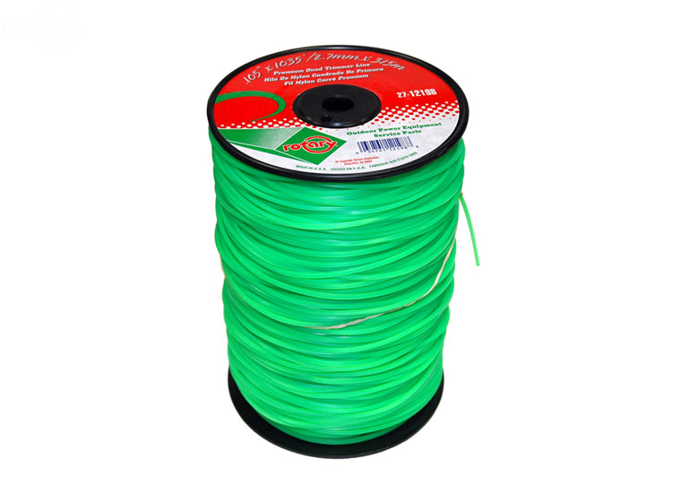 Trimmer Line.105 1035' Lge Spool Quad Green Rotary (12198)