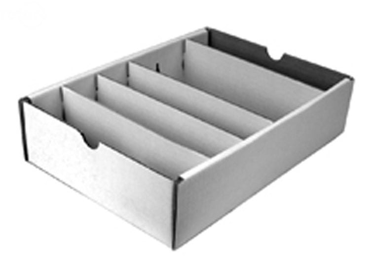 Pack of 25 8" Bin Box With Dividers Rotary (12258)