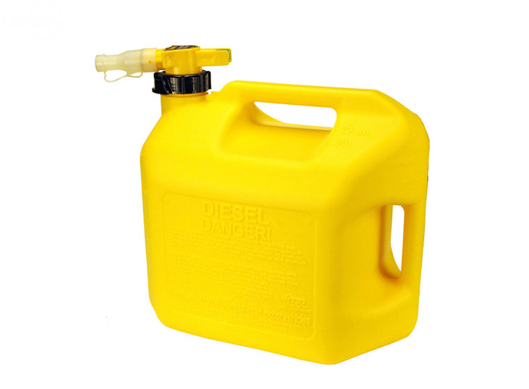 No-Spill 5 Gallon Diesel Can (Yellow) Rotary (13453)