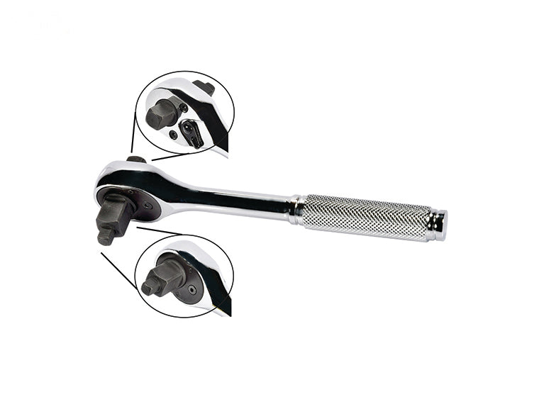 3 Way Ratchet 1/4", 3/8" & 1/2" Rotary (14124)