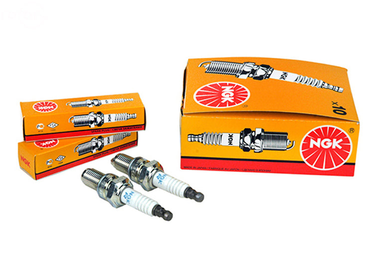 Pack of 10 Spark Plugs NGK DCPR6E Rotary (14840)