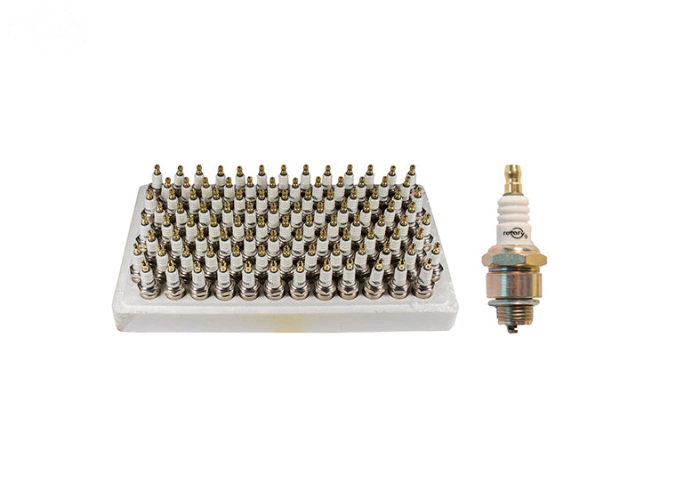 Pack of 100 Rotary Spark Plugs Replaces Champion J17LM, J19LM Rotary (15501)