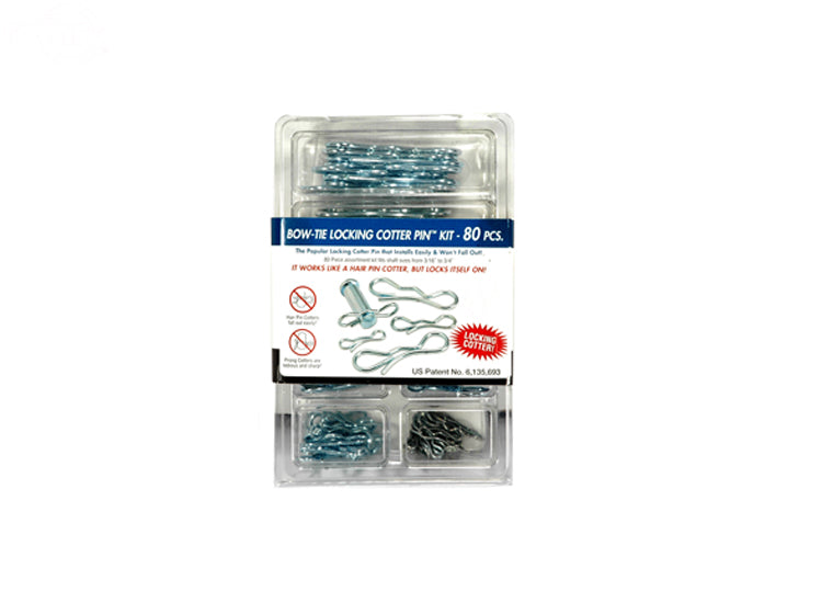 Bow-Tie Locking Cotter Pin Kit Rotary (16129)