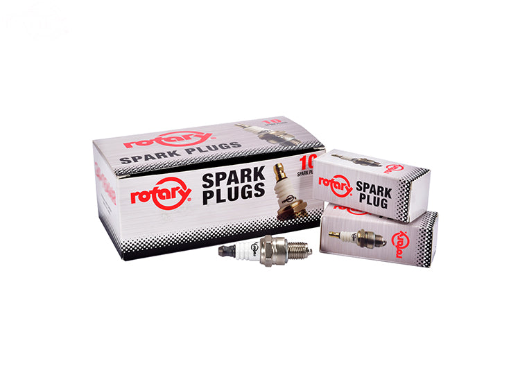 Pack of 10 Rotary Spark Plugs Replaces NGK CMR7H-10 Rotary (16450)