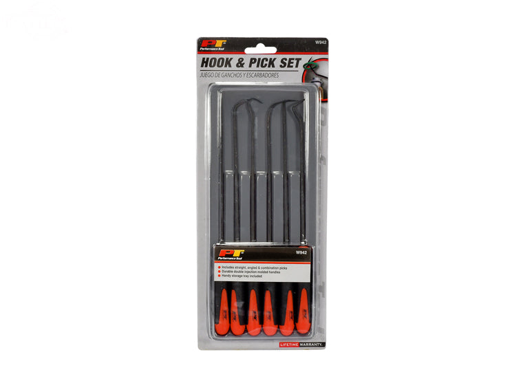 Six Piece Pick Set Rotary (16675)