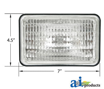 12 Volt Replacement Sealed Beam Head Lamp (28A911)