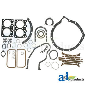 Engine Overhaul Gasket Set with seals for Case 1010, 1060, W7, W9 (3A203FS)