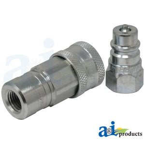 1/4-18 NPTF Hydraulic Quick Coupler (4000-2P-P)