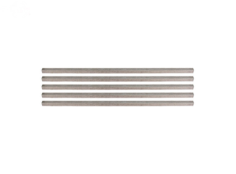Pack of 5 Key STock Red 12" X 5/16" Rotary (5602)