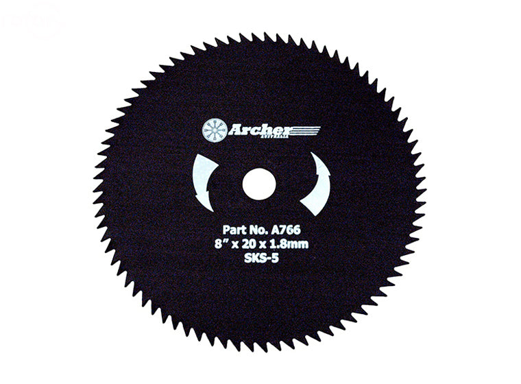 BrushCutter Blade 8" X 3/4 80T Rotary (5959)